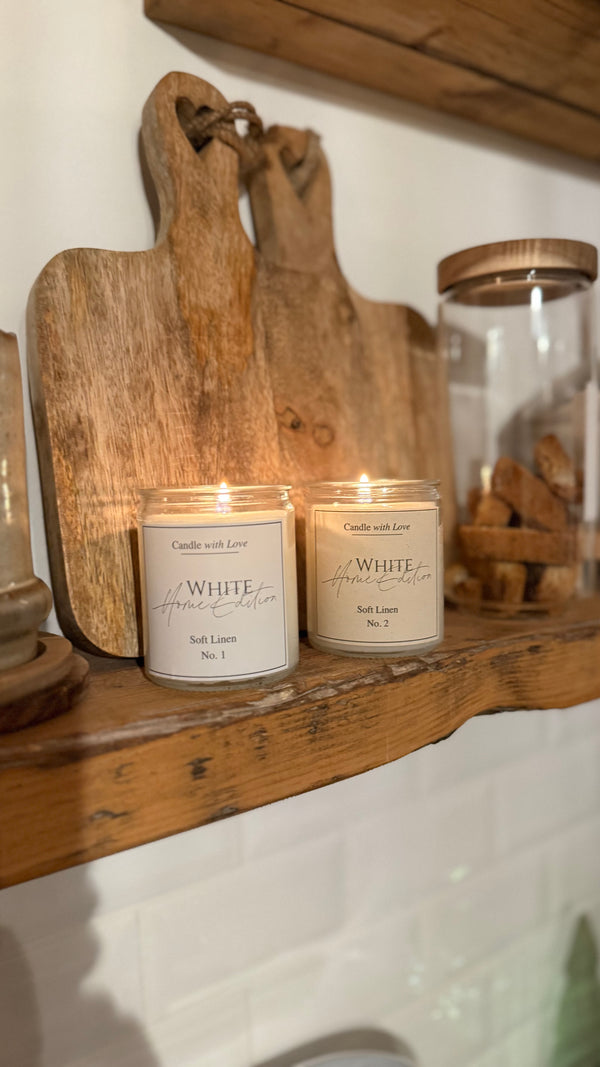 Kerze im Glas – White Home Edition